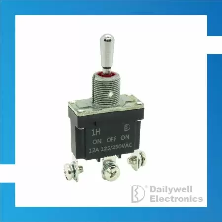 ON-OFF-ON Screw Locking Toggle Switches